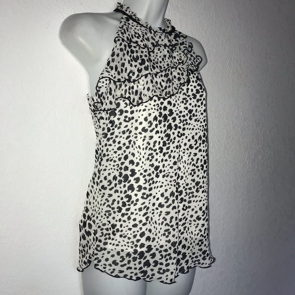 2/$15 BCX Asymmetrical Ruffle Sleeveless Top S - Picture 6 of 6